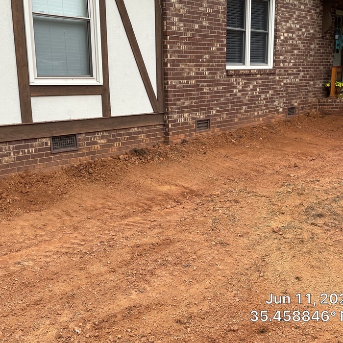 Helical pier job