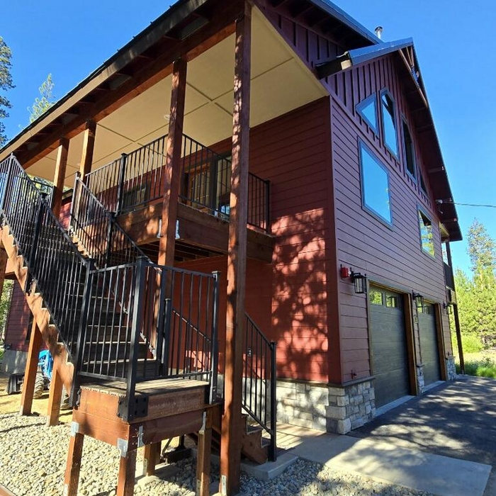 Stairs to deck