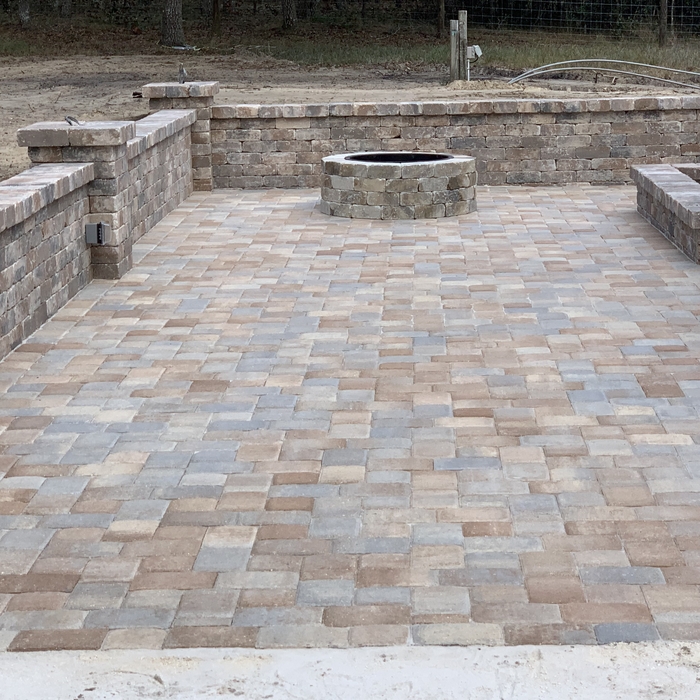 Fire pit patio