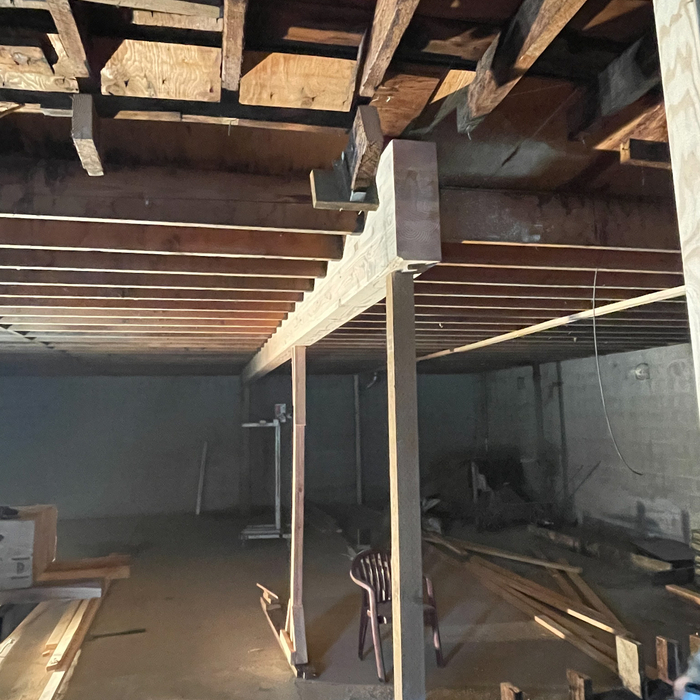 beam installed