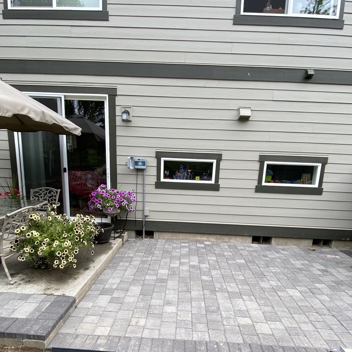 Paver patio