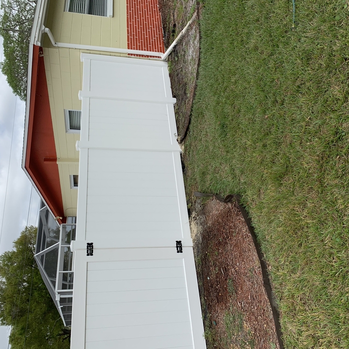 Vinyl Fence Install