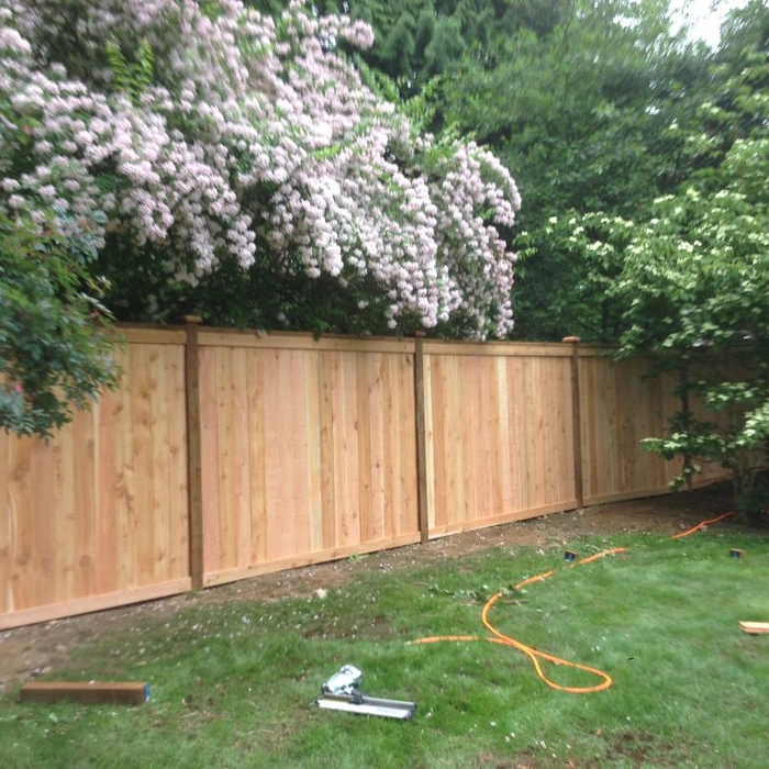 Full Panel Cedar Fence