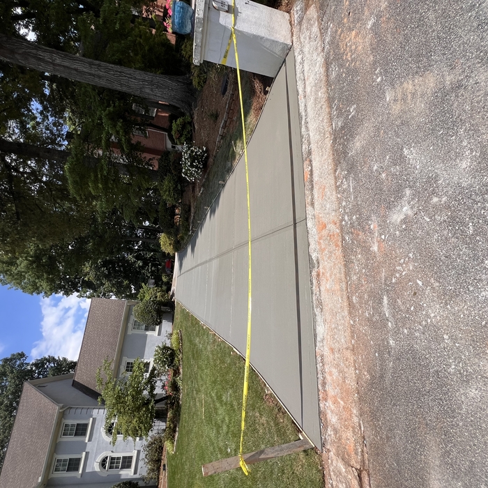 new driveway