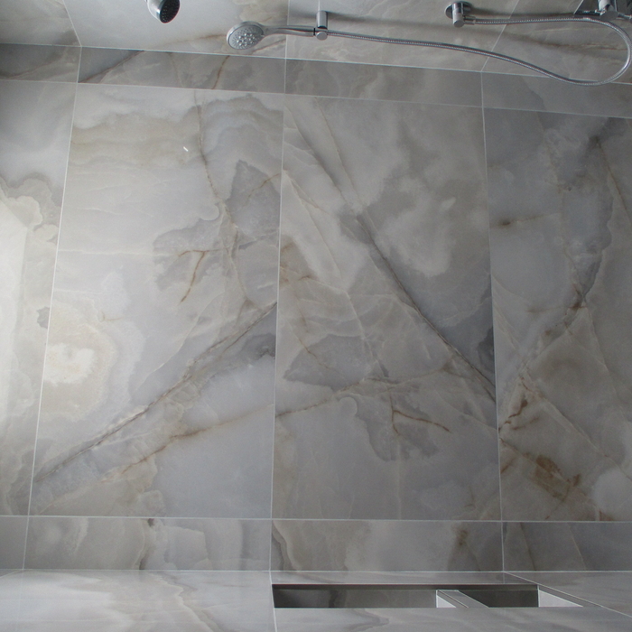 Large Format Tile Tub Shower