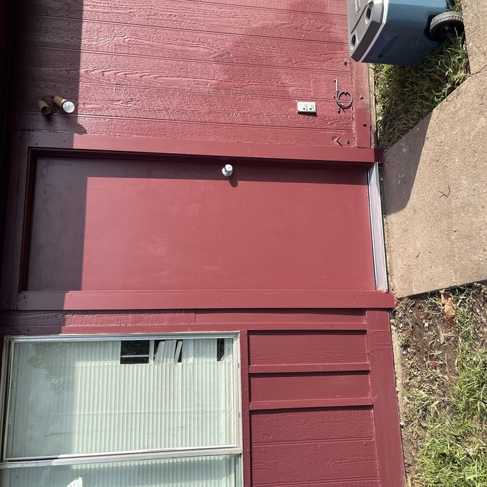 new door, new siding