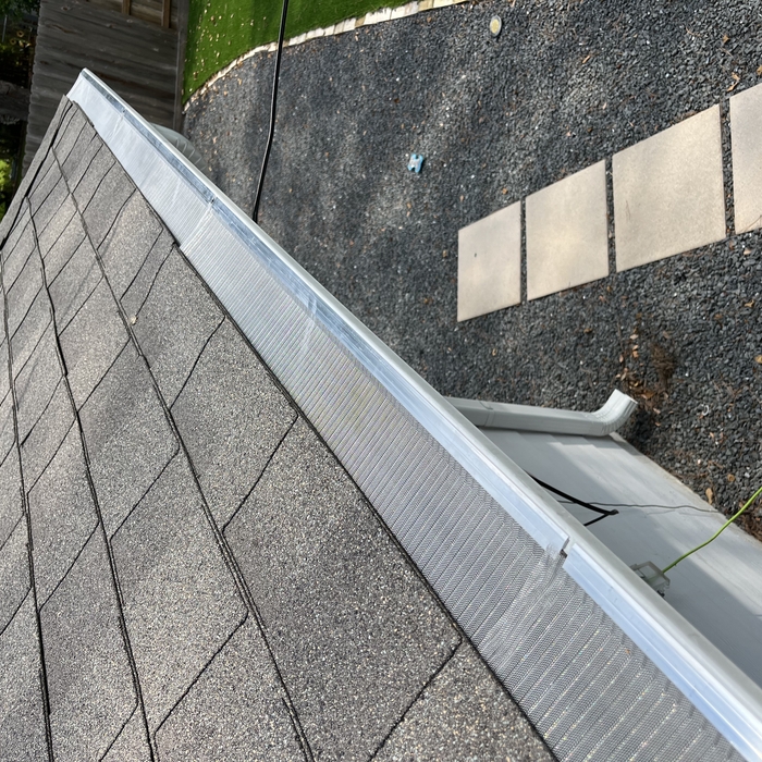 gutter screen installation
