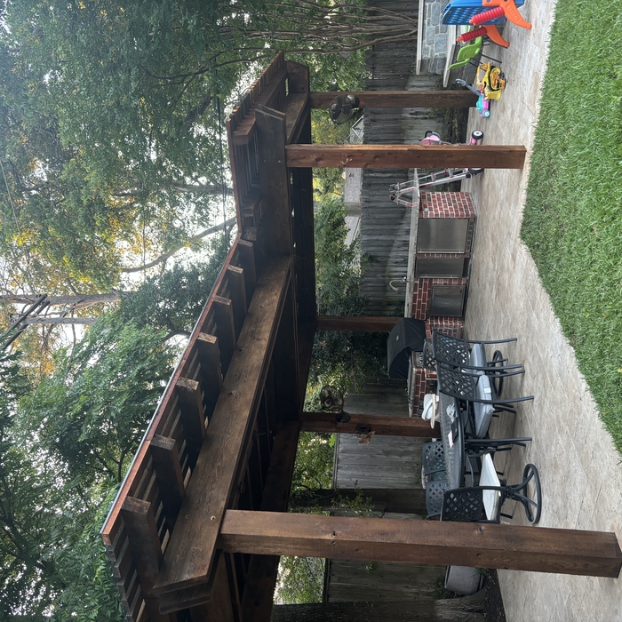pergola renovation