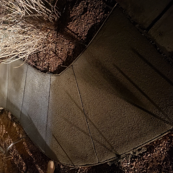 Finished concrete