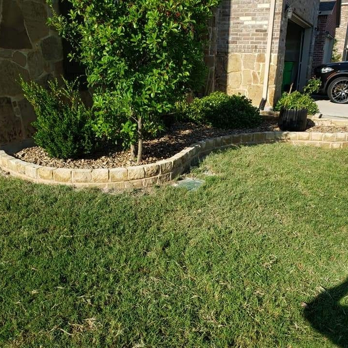 Millsap stone border