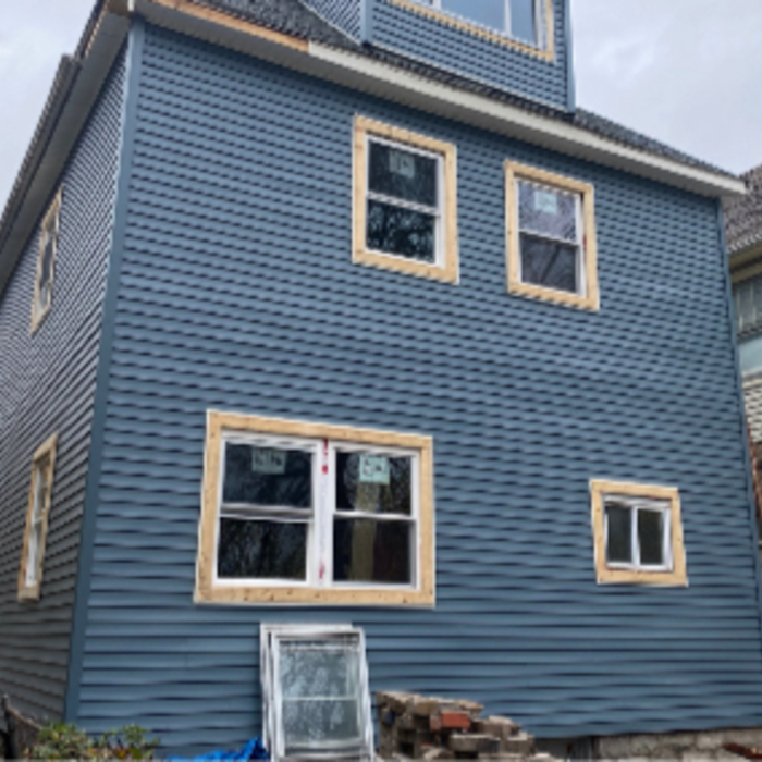 New windows and frames before.
