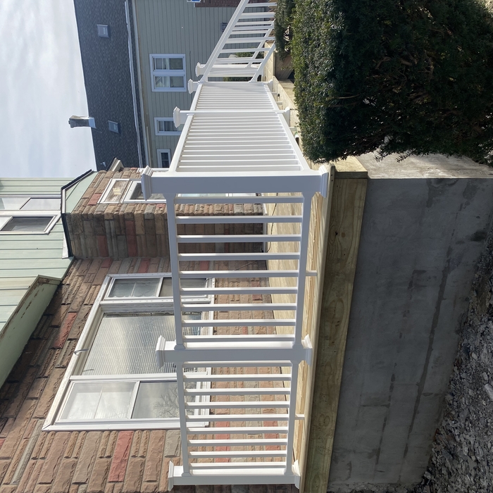 Front port and stairs rebuild.