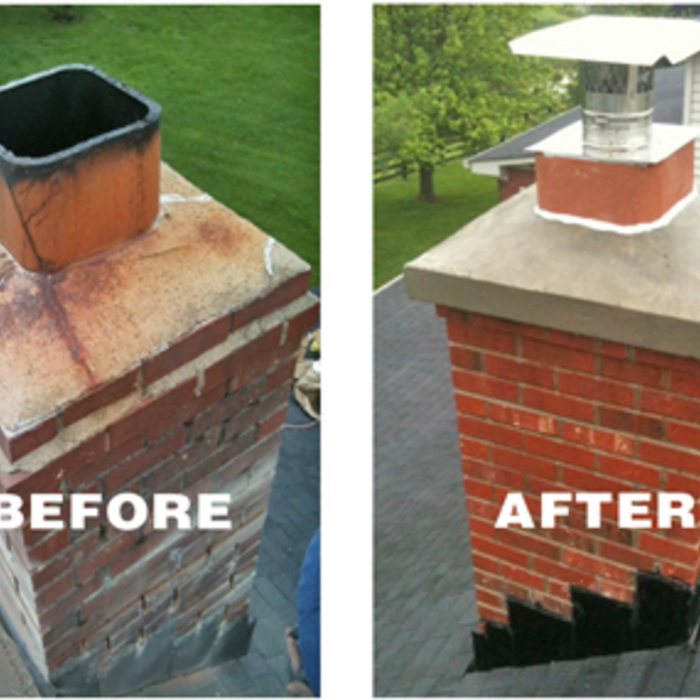 Chimney crown replacement