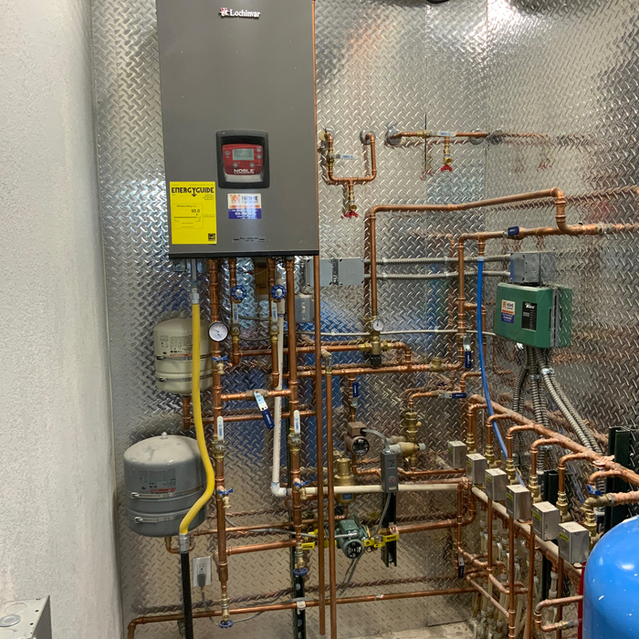 Combination boiler and water heater
