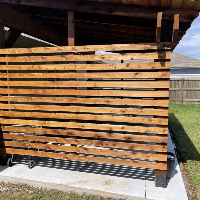 Covered Cedar Patio Cover