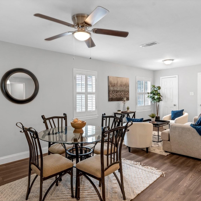 Small home dining and living