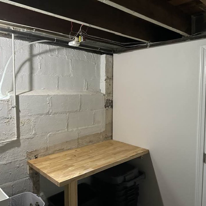 Butcher Block Laundry Room Add On For The Basement