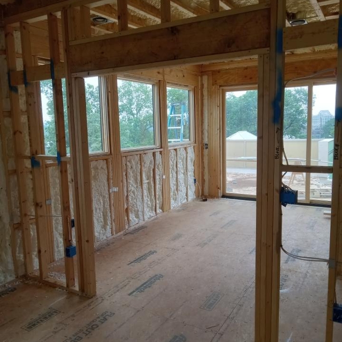 Open-Cell Spray Foam - Room