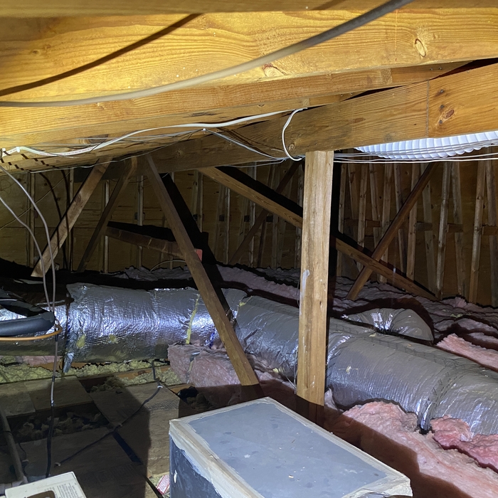 Attic Open-Cell Spray Foam