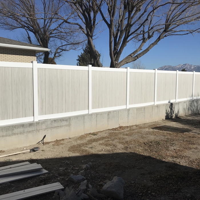 Foundation and fence