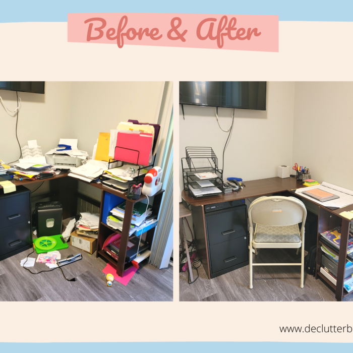 Mom with 3 Jobs now has a decluttered office