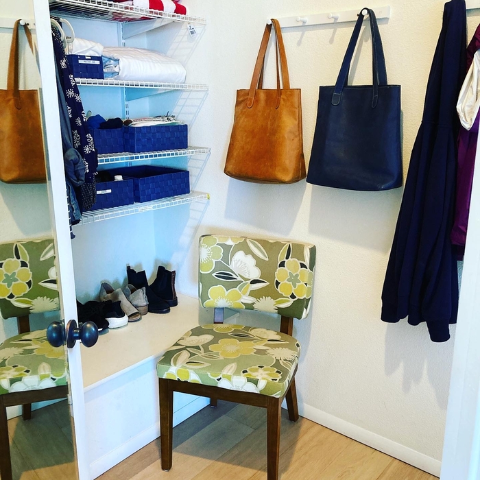 master closet after