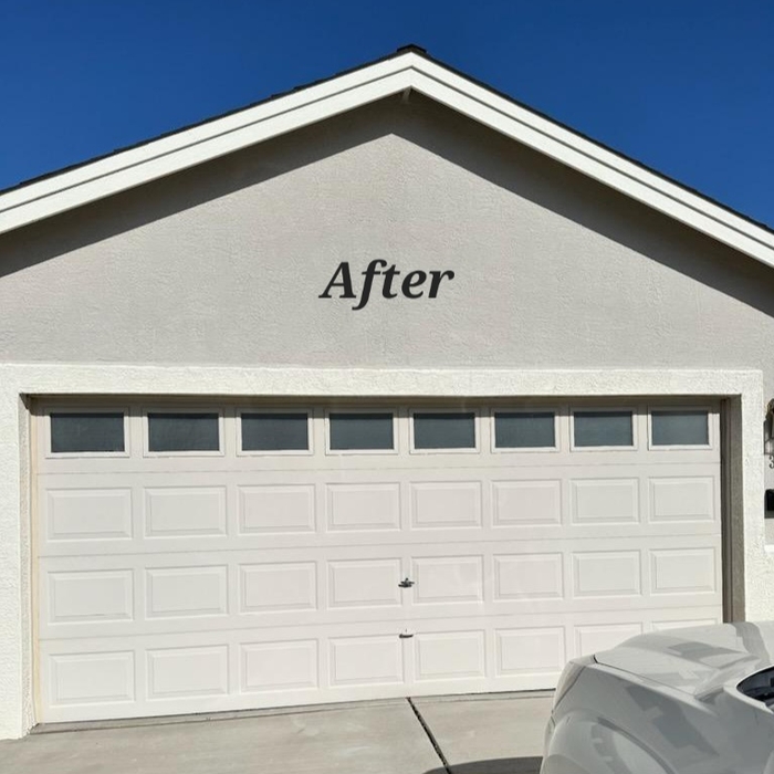 Door adjusted and hung.