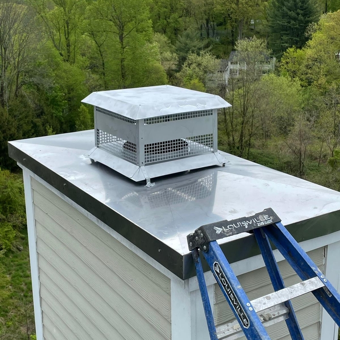Install new chimney chestcover