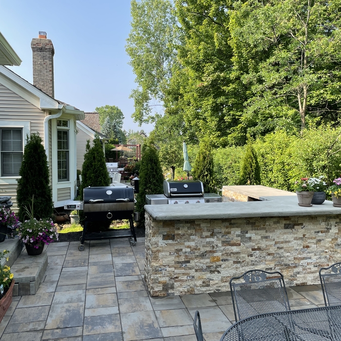 Patio with Bar Install