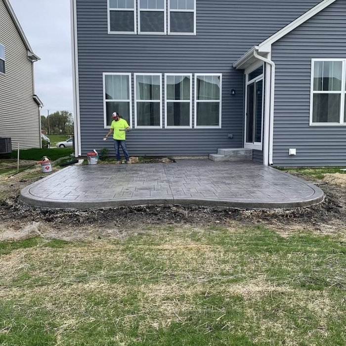 STAMPED PATIO ASHLAR SLATE