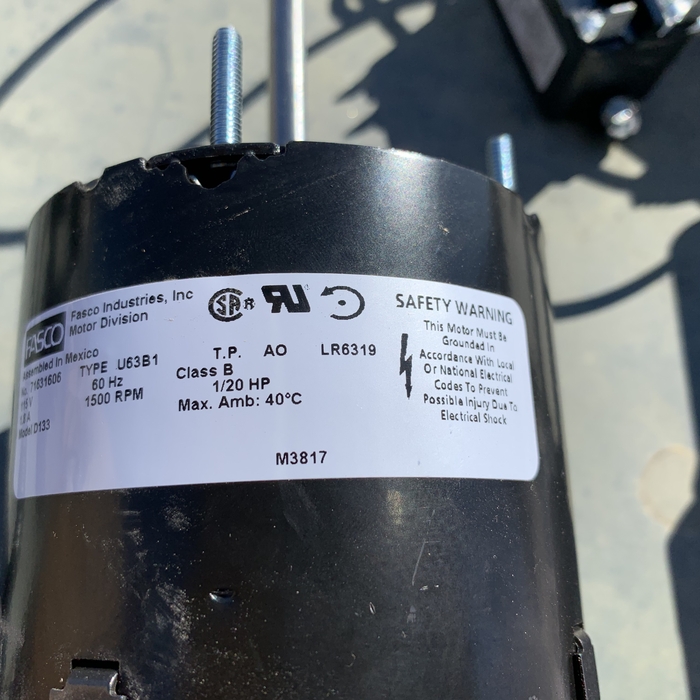 After Replacement Induced draft motor