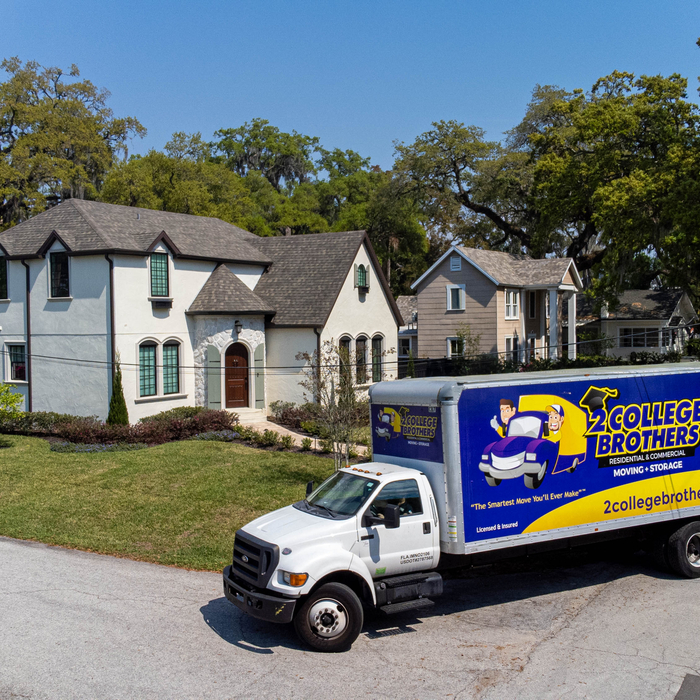 truck in the driveway
