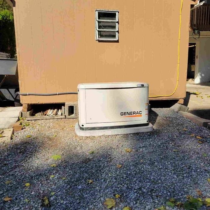 Generator Installed at work shed