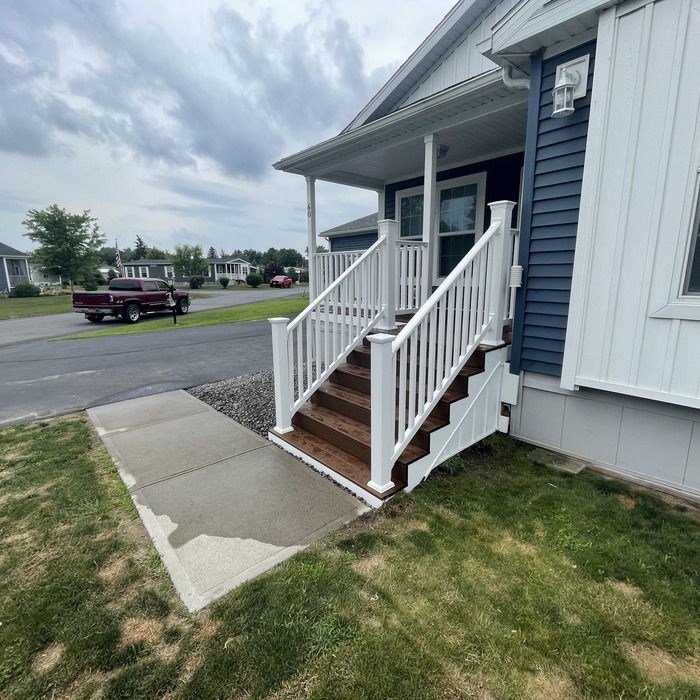 deck and railing