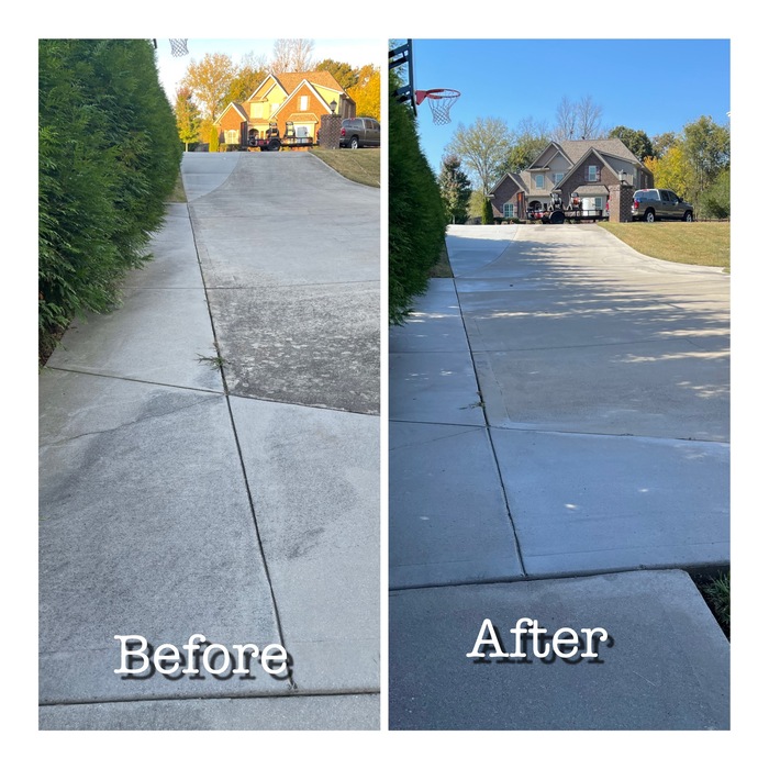 Driveway cleaning