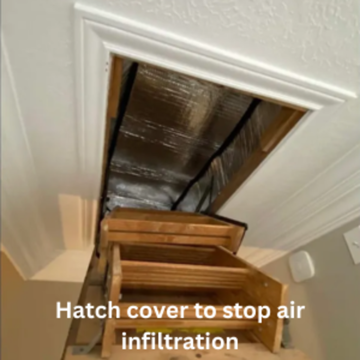 Hatch cover to attic
