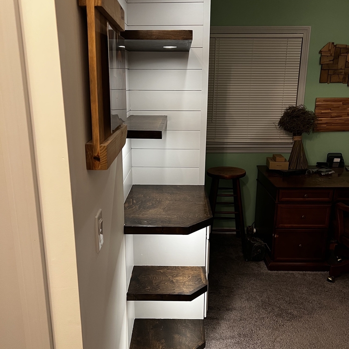 Custom Shelves w/lights