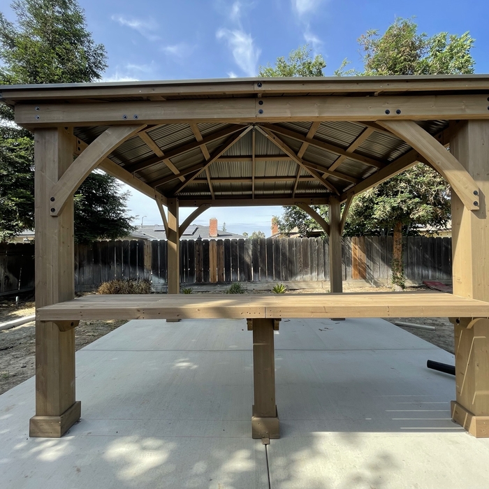 Prefabricated Gazebo build With bar