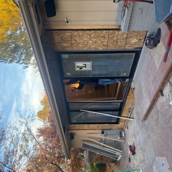 New door opening