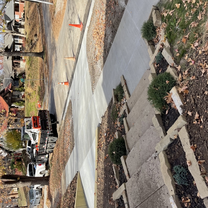 Driveway and Walkway