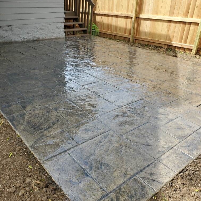 Decorative Stamped Patio