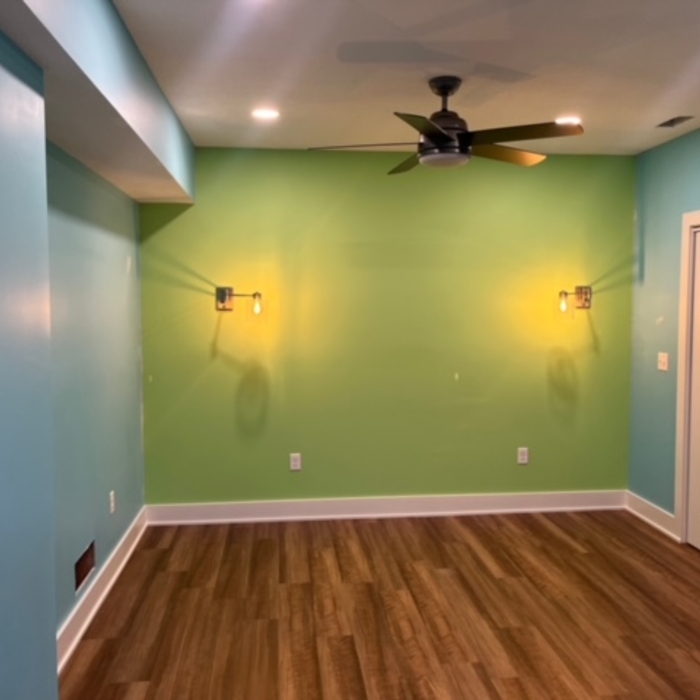 Basement bedroom