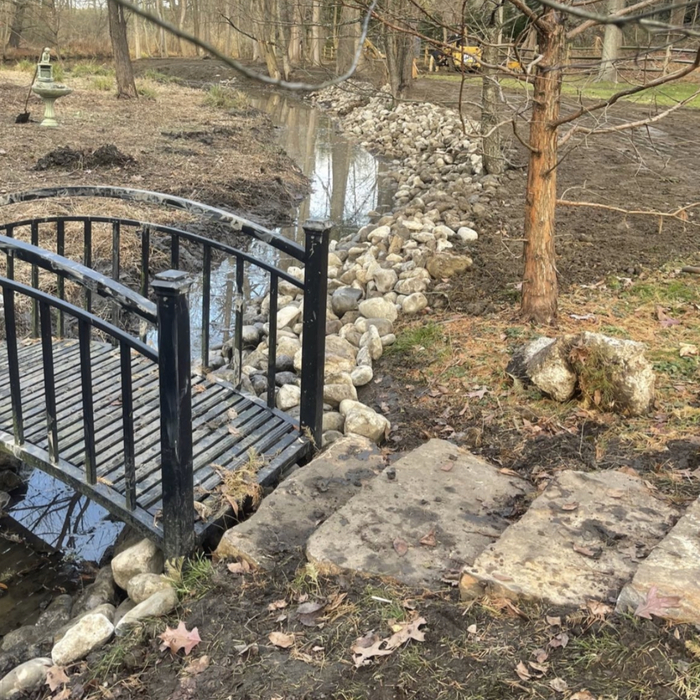 After Land Clearing and grading