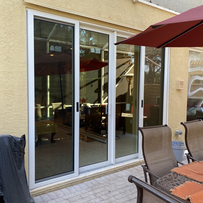 sliding glass doors 4 panels