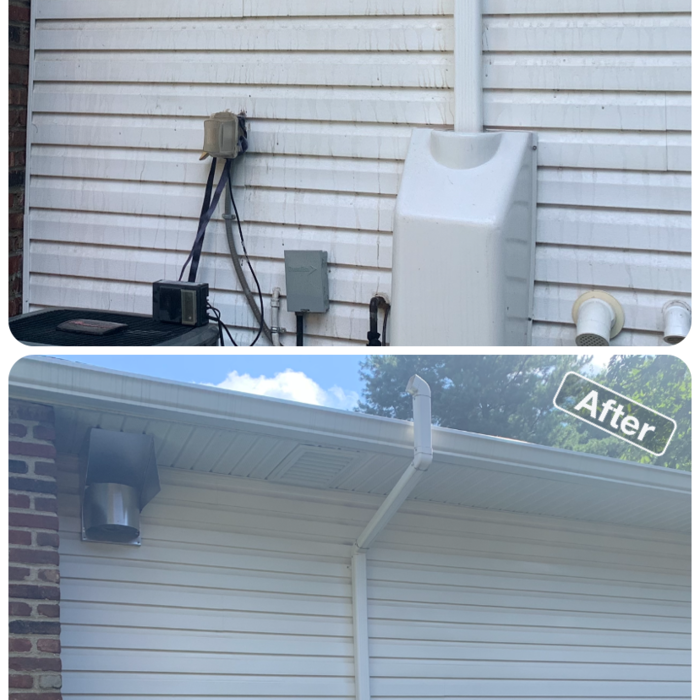 Siding cleaning
