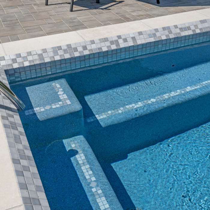 Close up of  pool &amp; spa details