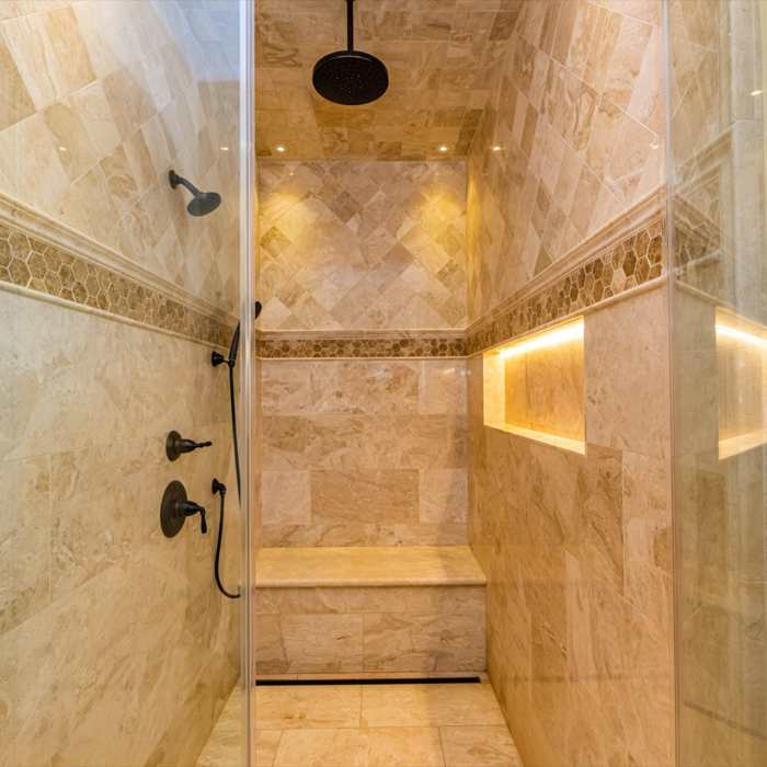 Custom Master Bathroom Shower