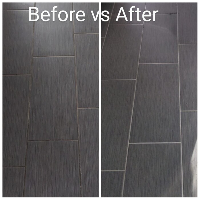 Kitchen Tile Before &amp; After
