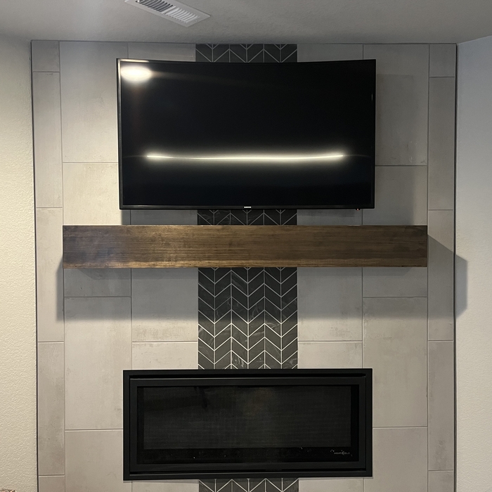 TV Mounting Masonry Fireplace