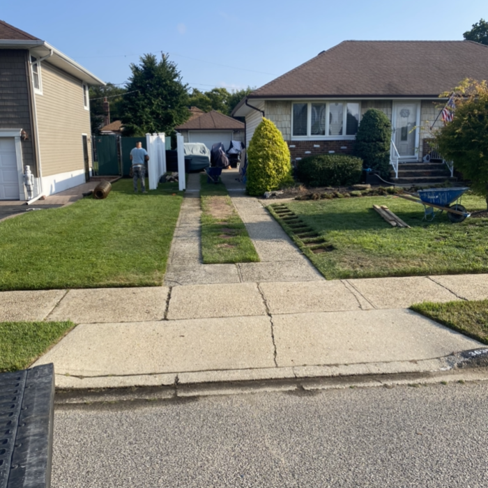 New driveway